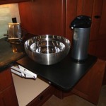 Appliance lift at counter level